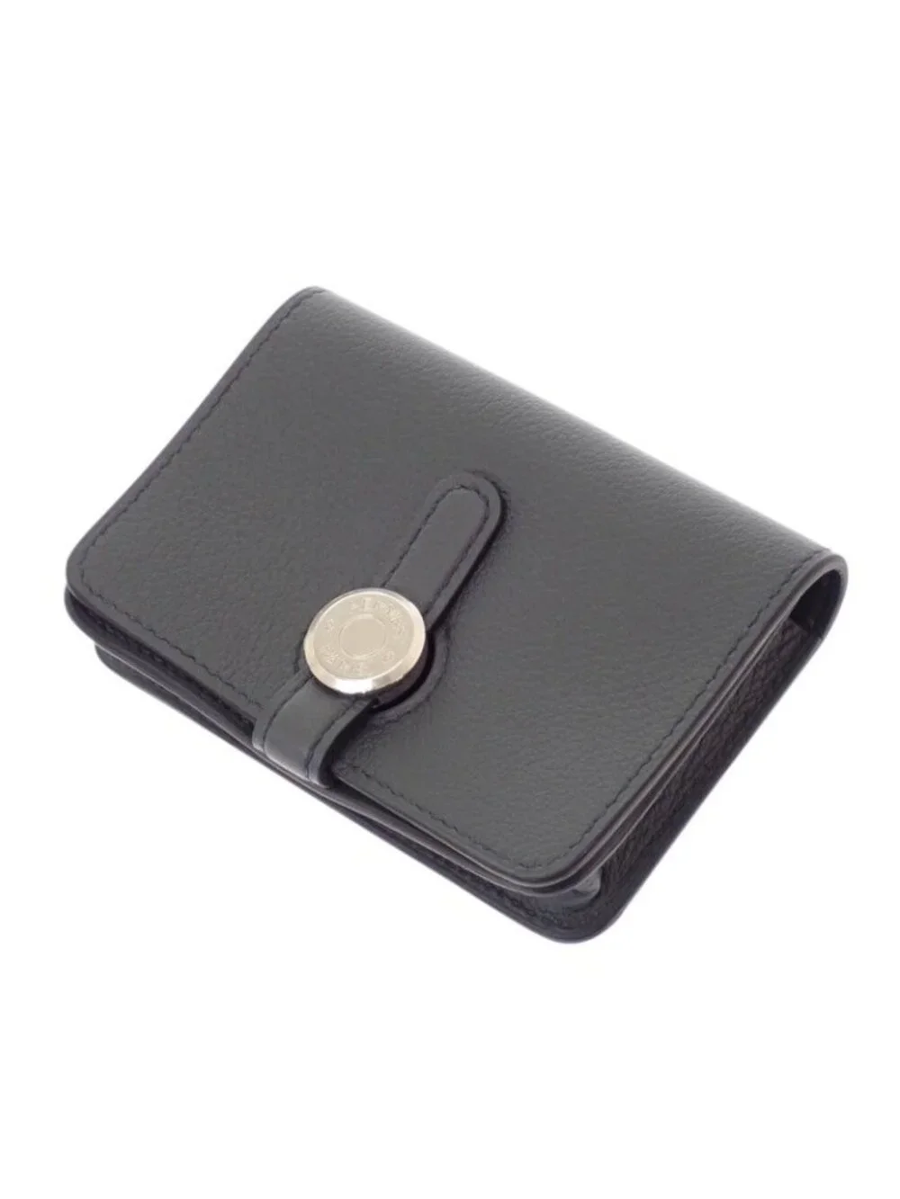 Hermes Dogon Compact Card Case Sellier Ever Color Gray Grimeyer